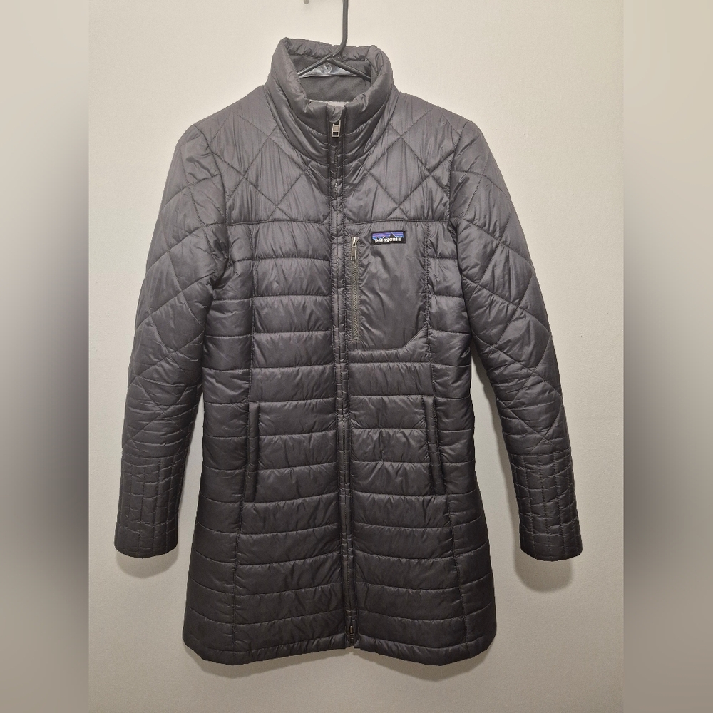 Women Patagonia Jacket Medium Dark Grey Excellent Condition